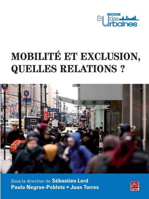 cover image of Mobilité et exclusion, quelles relations?